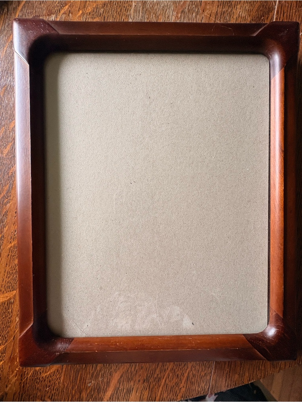 Classic Wooden Picture Frame in Warm Brown
